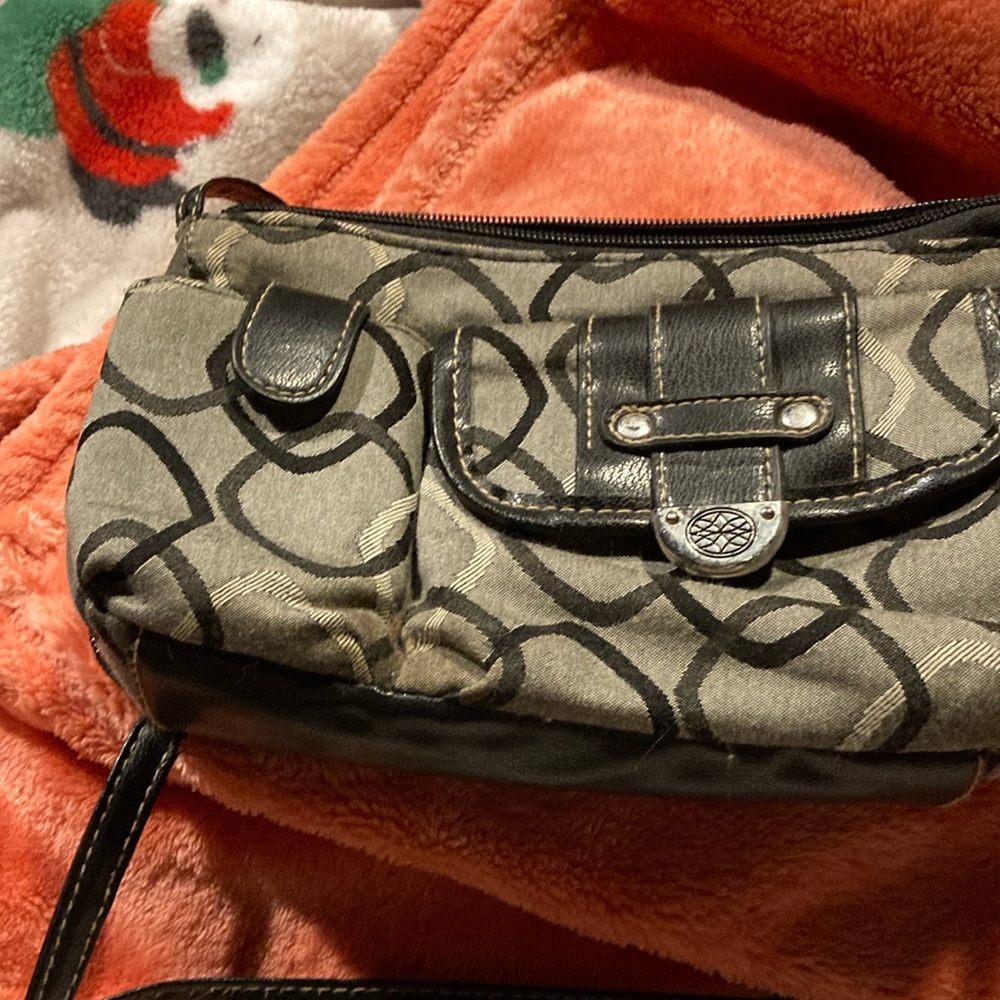 Stylish Black and Gray Women's Bag